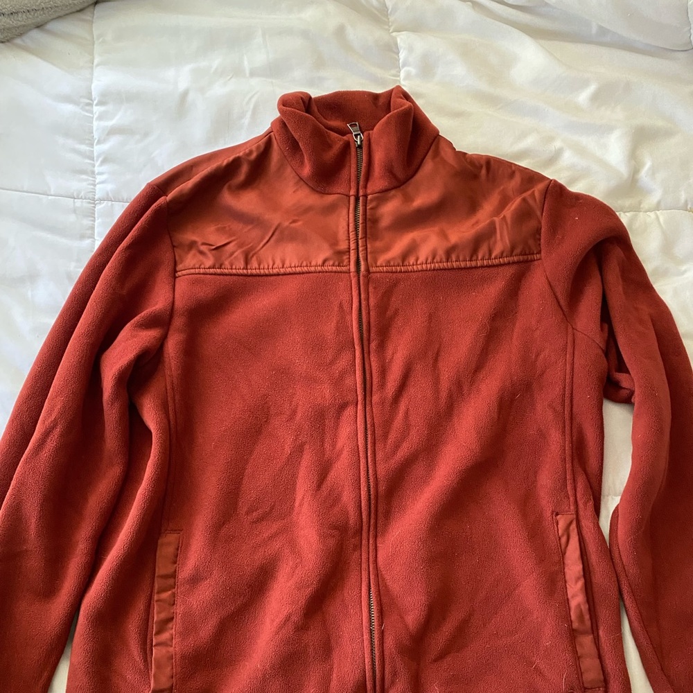 Burnt orange Banana Republic jacket.